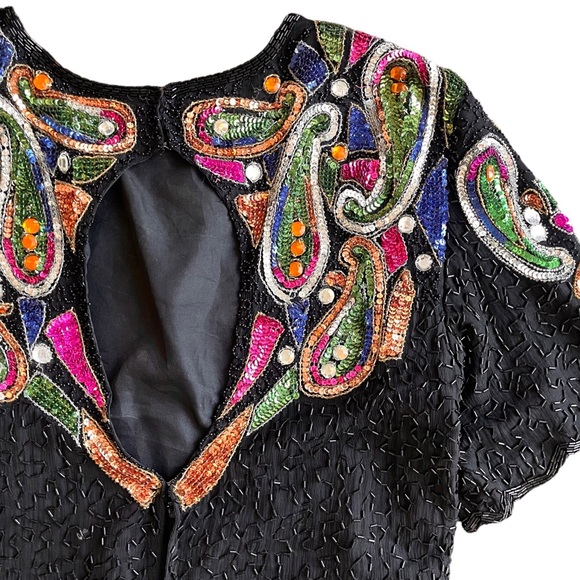 Vintage Beaded Dress - Picture 3 of 4